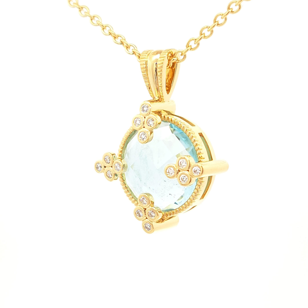 Adeline Pendant - Aquamarine