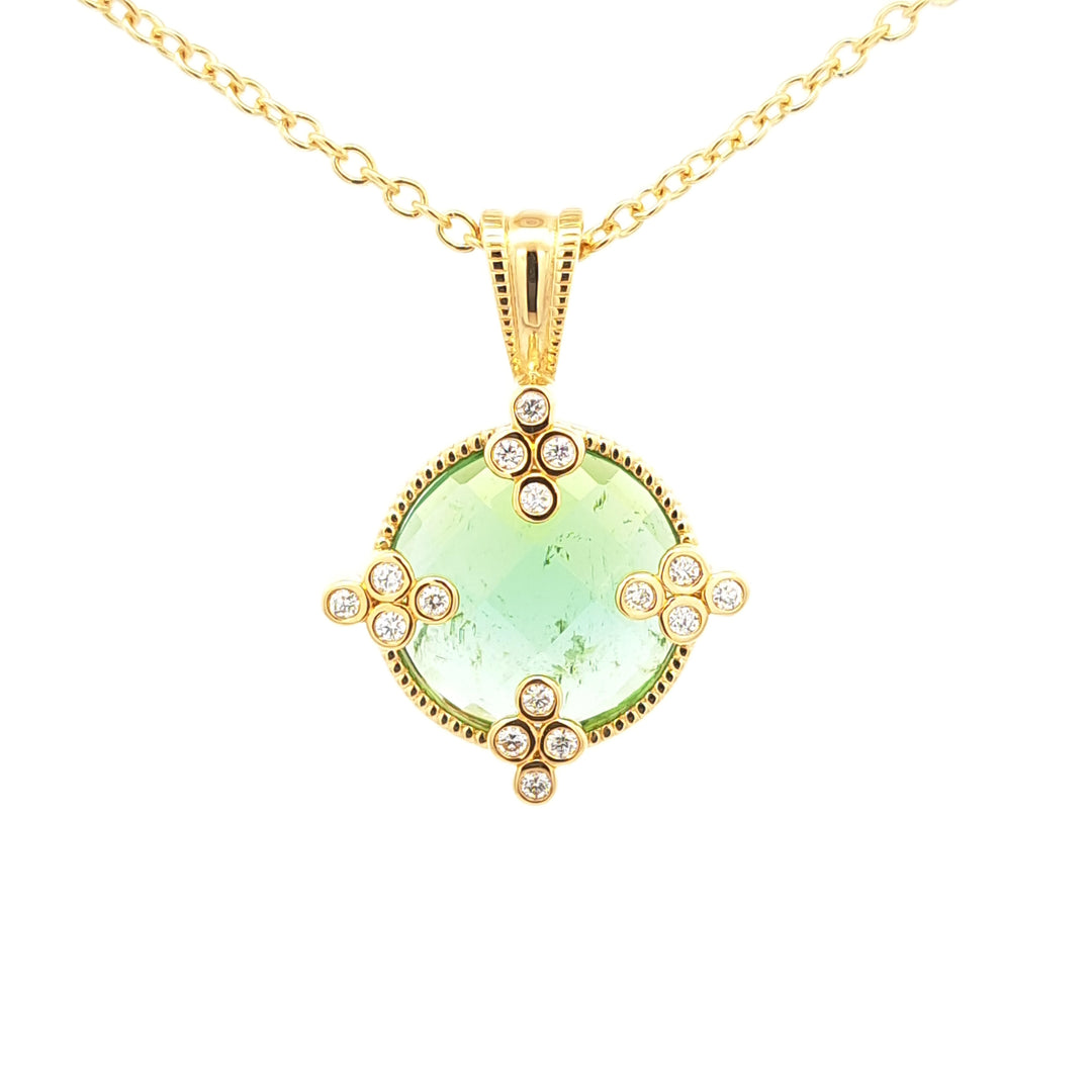 Adeline Pendant - Green Tourmaline