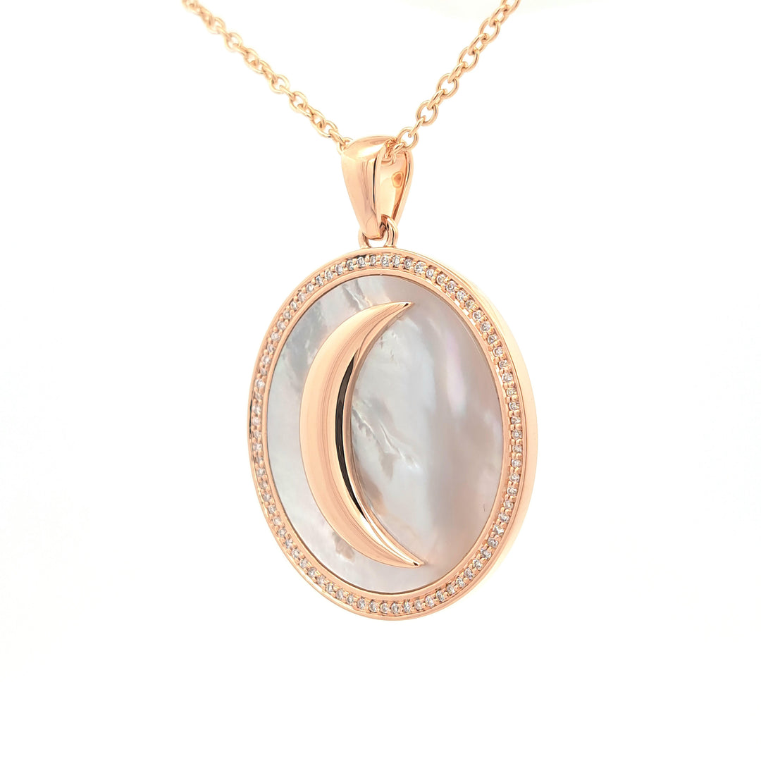 Hearts in Heaven Moon Pendant